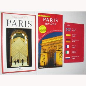 Turen gr til Paris + engelsk guide + kort