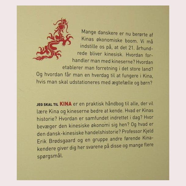 Jeg skal til Kina - hndbog