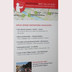 Paris - rejseguide med tag-ud kort