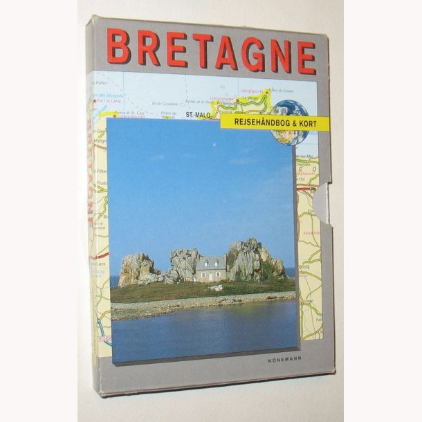 Bretagne - rejsehndbog &amp; kort