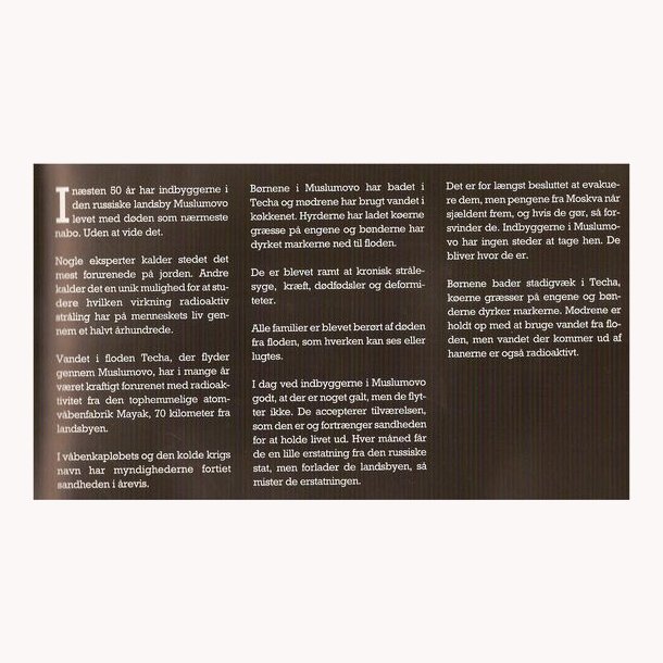 Muslumovo - en landsby i atombombens skygge