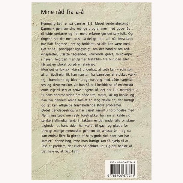 Mine rd fra a-: Flemming Leth
