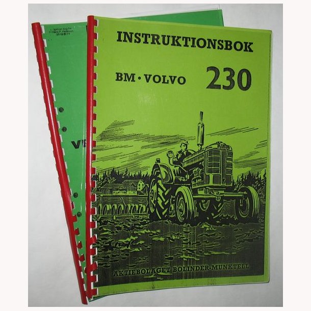 Instruktionsbok og Verkstadshandbok BM/Volvo 230