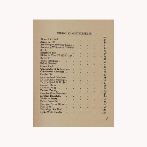 Kendte flyvemaskinetyper