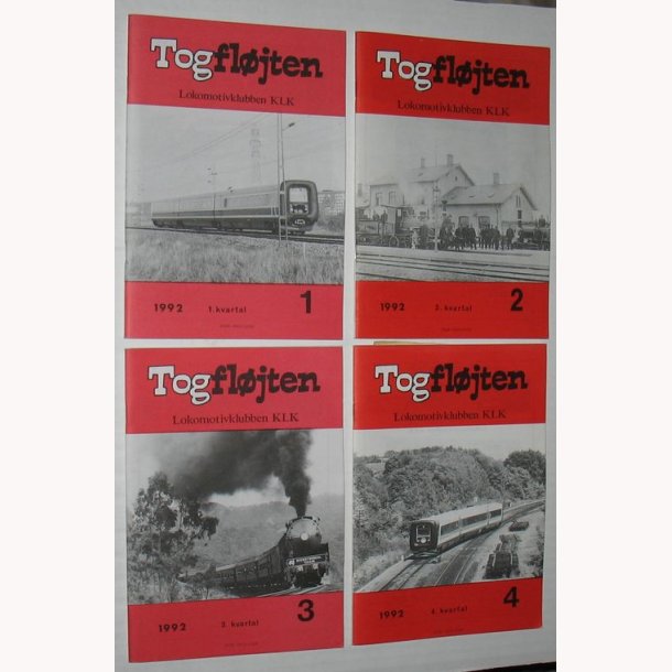 Togfljten - rgang 1992 - 1-4