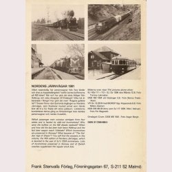 Nordens J&auml;rnv&auml;gar 1981