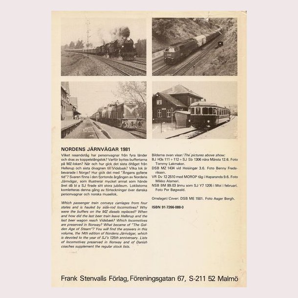 Nordens J&auml;rnv&auml;gar 1981