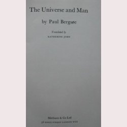 The Universe and Man