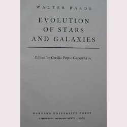 Evolution of Stars and Galaxies