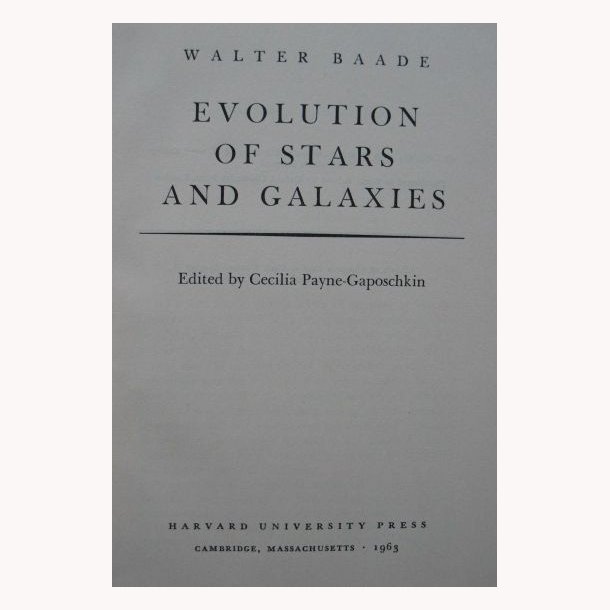 Evolution of Stars and Galaxies