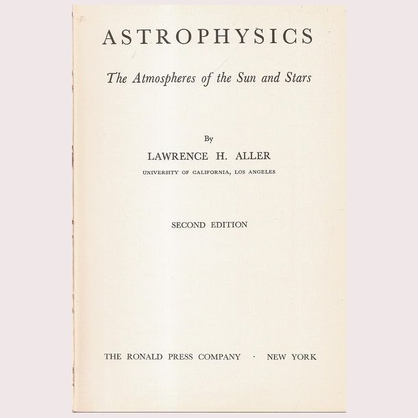 Astrophysics