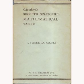 Short six-figure mathematical tables