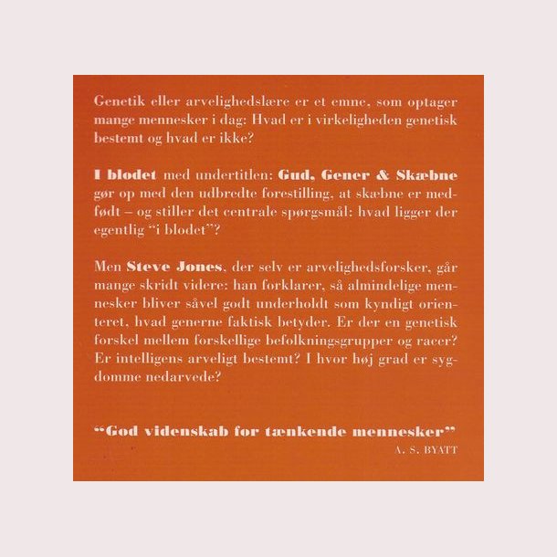 I blodet - Gud, gener og skbnen