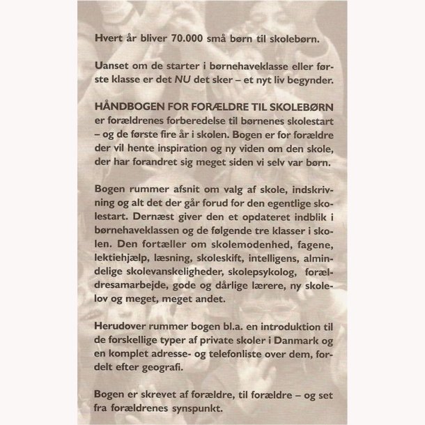 Hndbog for forldre til skolebrn