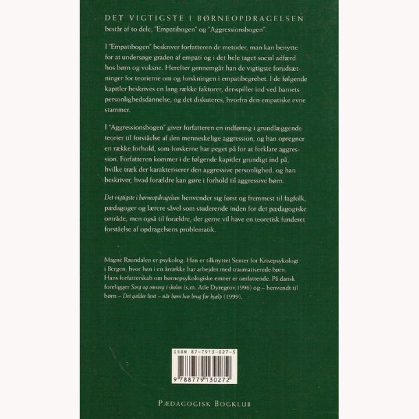 Det vigtigste i brneopdragelsen