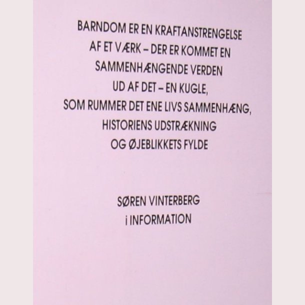 Barndom - en historiebog om voksne