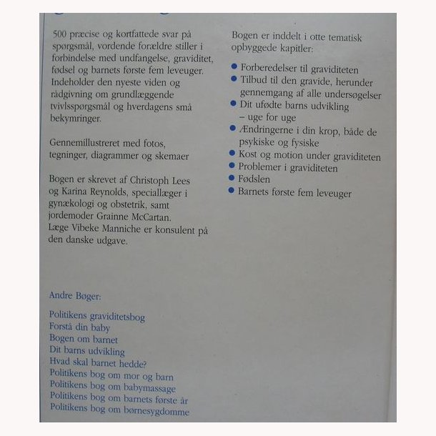 Sprgsml og svar om graviditet og fdsel