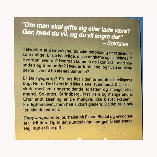 Ungkarle og Skjoldmer