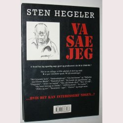 Va sae jeg - hvis det kan interessere nogen