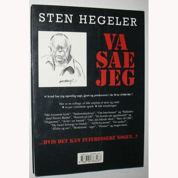 Va sae jeg - hvis det kan interessere nogen