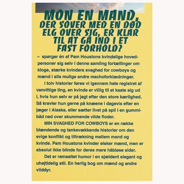 Min svaghed for Cowboys