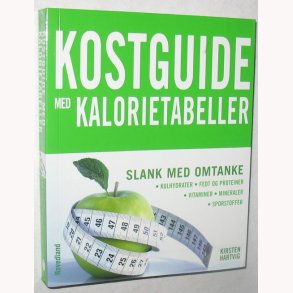 Kostguide med kalorietabeller