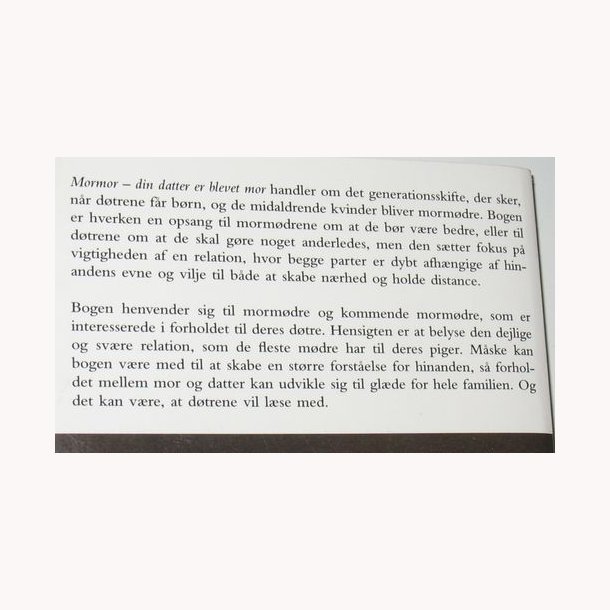 Mormor - din datter er blevet mor