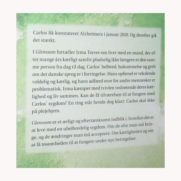 Glemsom - Alheimers de prrendes sygdom