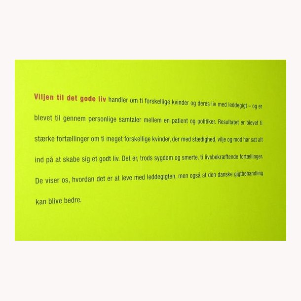 Viljen til det gode liv