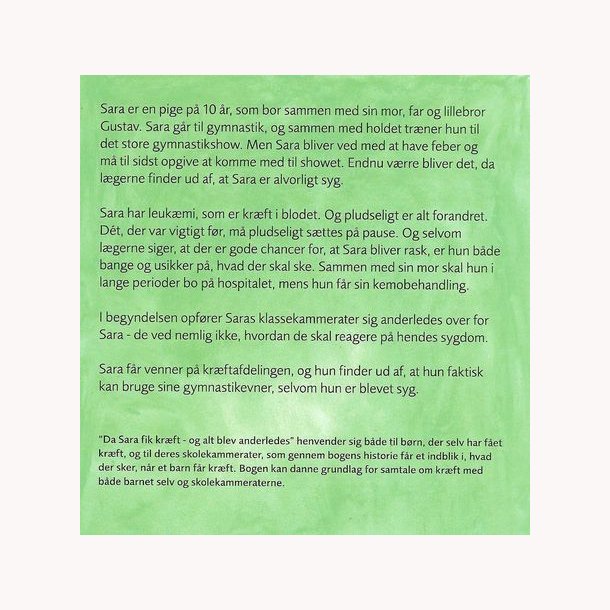 Da Sara fik krft og alt blev anderledes