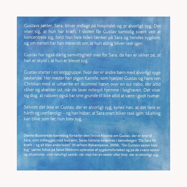 Da Gustavs sster blev syg - og alt blev anderlede