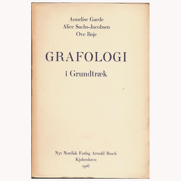 Grafologi i Grundtrk