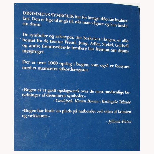 Drmmens symbolik  - opslagsbog for drmmere