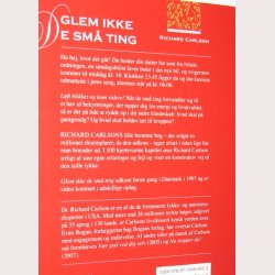 Glem ikke de sm ting