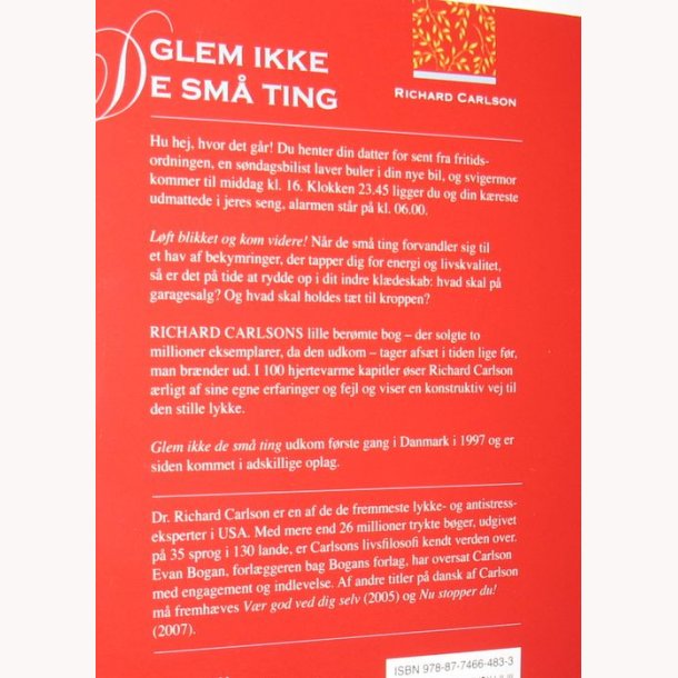 Glem ikke de sm ting