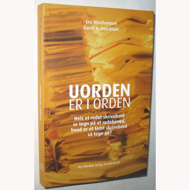 Uorden er i orden