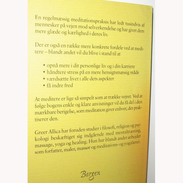 Det er let at meditere