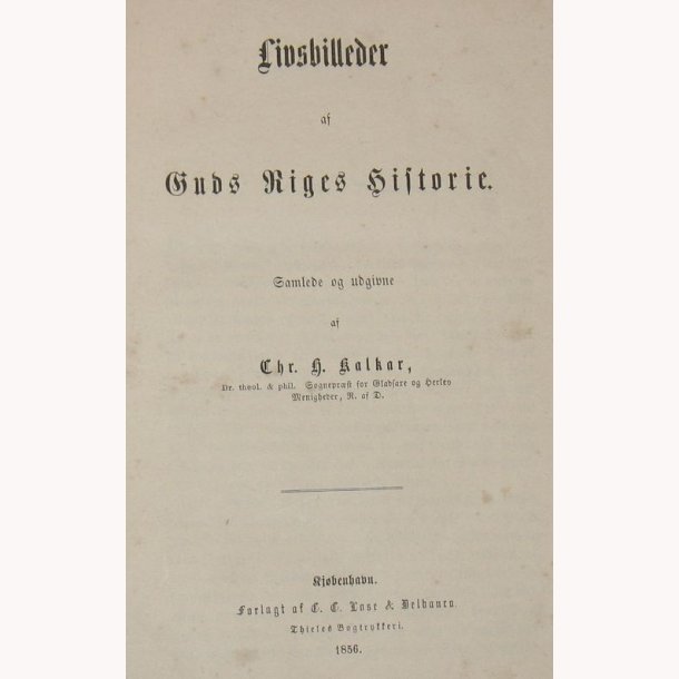 Livsbilleder af Guds Riges Historie