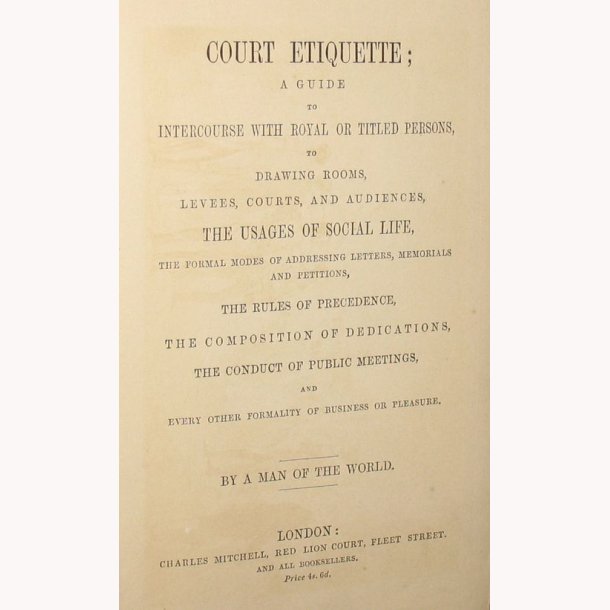 Court Etiquette