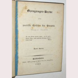 Gjenganger-Breve el. poetiske Epistler fra Paradis