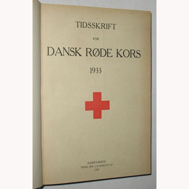 Tidsskrift for Danak Rde kors 1933-1936