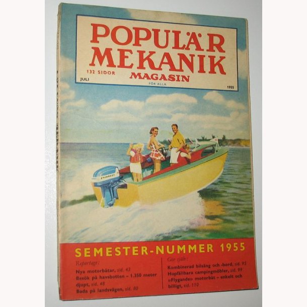 Populr Mekanik svensk juli 1955