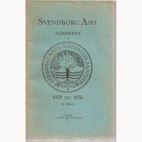 Svendborg Amt Aarsskrift 1929 og 1930