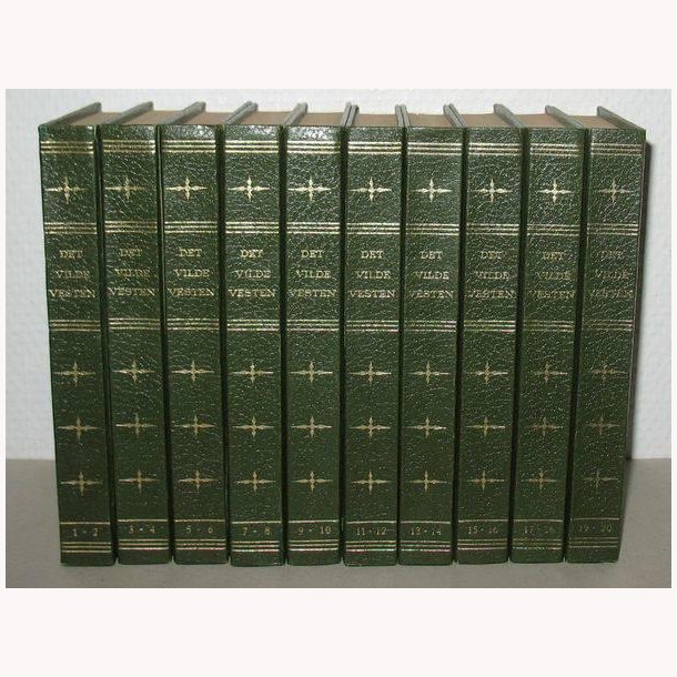 Det vilde vesten - nr. 1 - 20 i 10 Bind