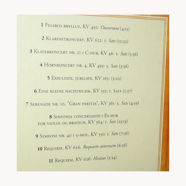 Mozart - Musikalske mestervrker