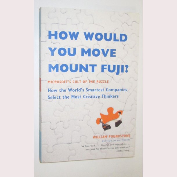 How would you move Mount Fuji?