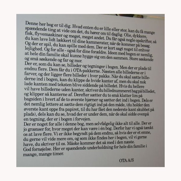 Ota&acute;s alt i en bog