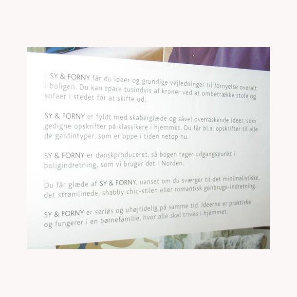Sy &amp; forny - 100 ideer til din bolig