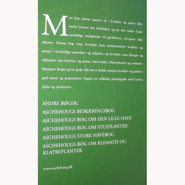 Aschehougs bog om krukker og potter:&nbsp;Lars Thomas