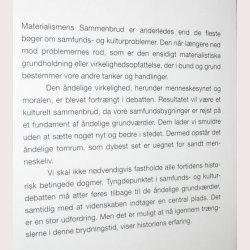 Materialismens sammenbrud